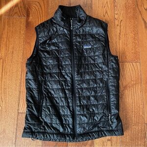 Men's Black Patagonia Primaloft Medium Vest